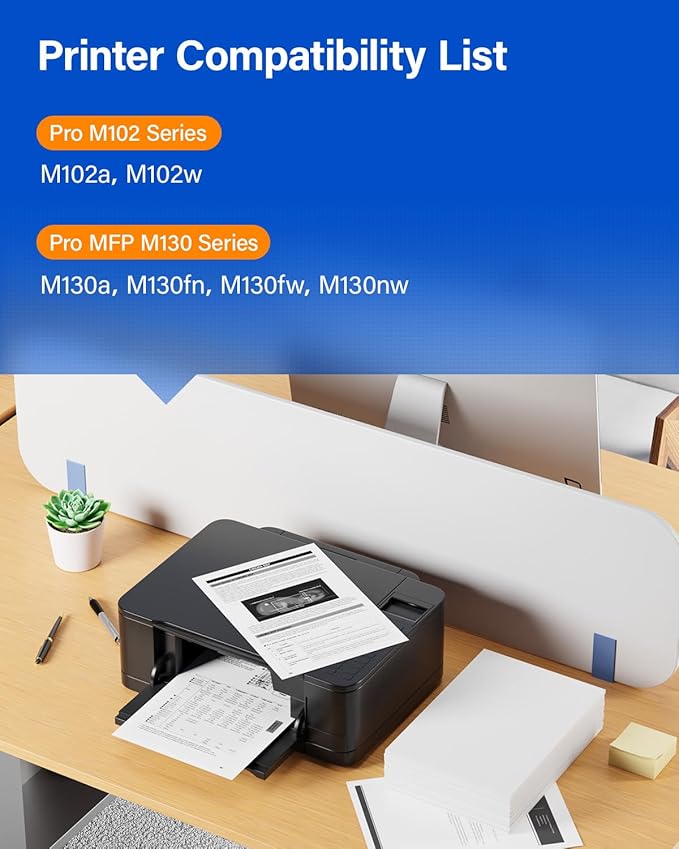 17X Toner Cartridge Black 2-Pack with Chip Replacement for HP 217A CF217A CF217X 17A Compatible with Laserjet Pro MFP M130fw M130nw M130fn M130a M102a M102w M130 M102 Ink Printer All-in-One Drum Unit