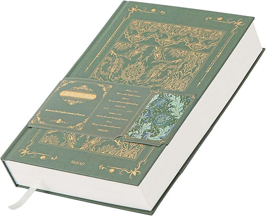 Hardcover Journal for Women Girls, A5 God Lined Journal Notebook, Cute Journal for Writing, Aesthetic Journal, College Ruled Notebook with 100 Gsm Thick Paper, 320 Numbered Pages