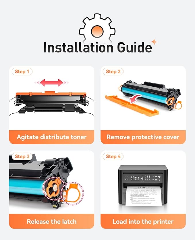 141A W1410A Black Toner Cartridge Set 2-Pack High Yield with Chip Replacement for HP 141A W1410A 141X W1410X Toner Cartridges Compatible with HP Laser Jet Pro M110w MFP M139w M140w Series Printer Ink