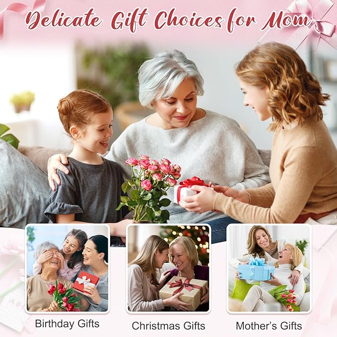 Cool Wooden Pens with Pen Box Gift for Mom Mother In Law Christmas Gifts for Mother's Day Gift Birthday Ideas Cute Engraved Pens Unique Presents for New Mom from Daughter Son