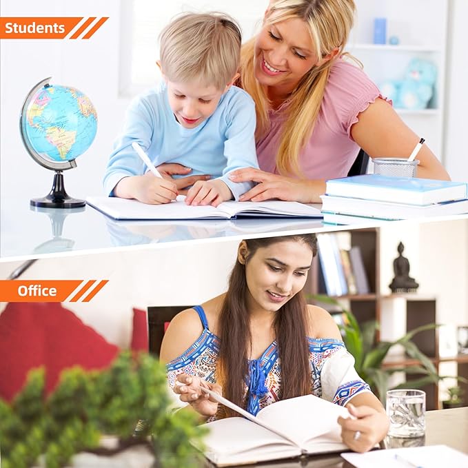 BOSSAND Lined Journal Notebook, A5 Journals for Writing, 200 Pages 100 GSM Thick Classic Ruled Paper, Hardcover, 8.25 inches x 5.75 inches, Navy Blue