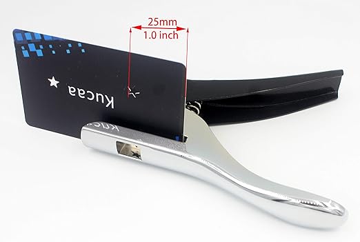 Hand-held 1/4 inch 6mm Star Shape Metal Silver Heavy Duty Single Hole Punch for ID Cards PVC Cards Badge Photos