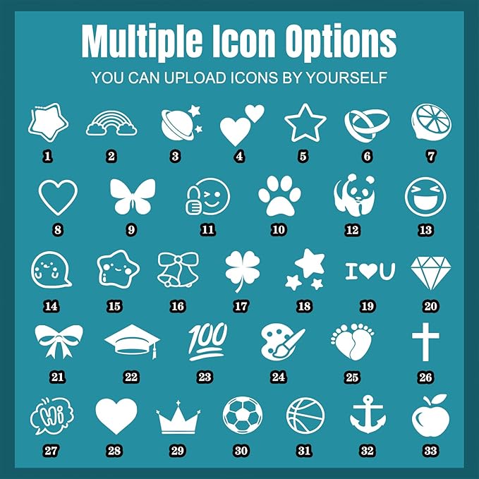 Custom 6-In-1 Multicolor Ballpoint Pen 0.5mm Tip Personalized Pens with Text Logo Name Printed Customized Pens Gift for Businesses School Office Employee Exhibition, 35PCS