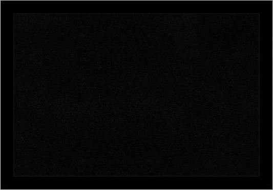 Amanti Art Black Cork Board for Wall, 27x39 Vision Board with Black Wood Frame, Large Corkboard Office Decor for Home Organization, Modern Corkboard Pinboard to Display Items for Home Organization in