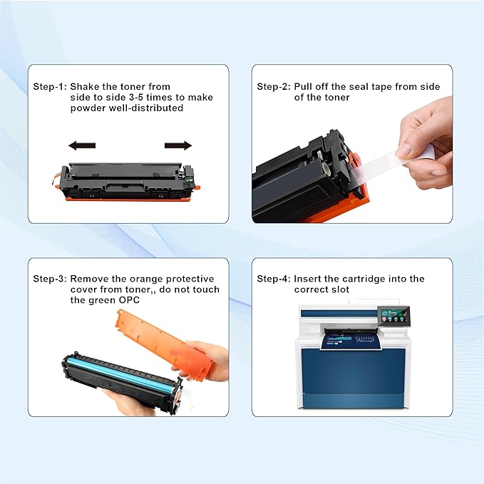 067H 067 Toner Cartridge 4 Pack Works with Canon Color imageCLASS MF656Cdw,MF652Cw,MF654Cdw,LBP632Cdw,MF653Cdw,LBP633Cdw Printers Ink (Black,Cyan,Magenta,Yellow)