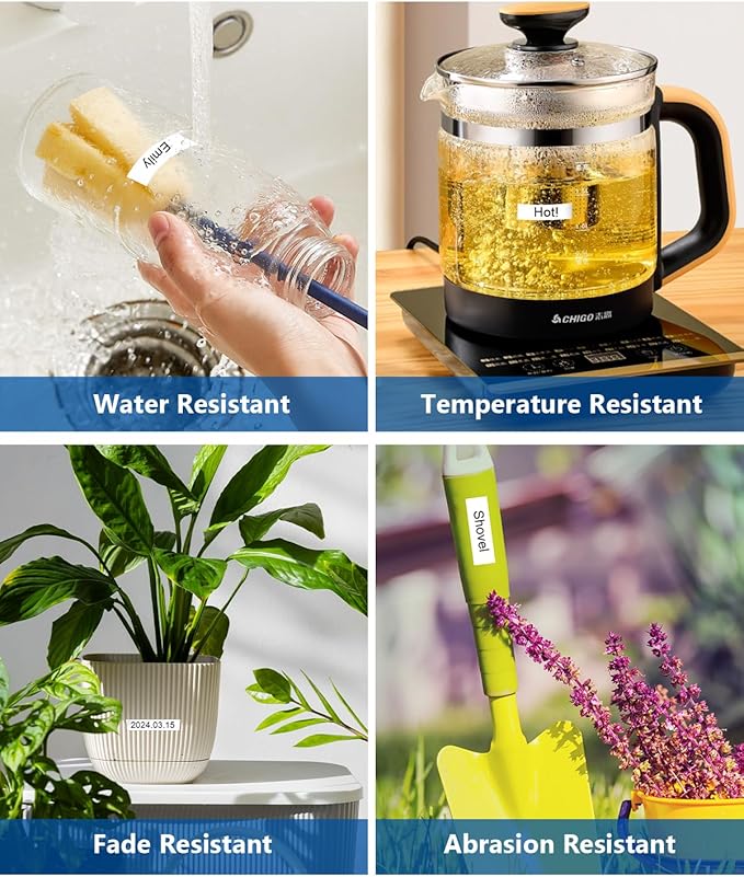 3-Pack Tze 12mm 0.47 Inch Laminated White on Black Compatible with P Touch Label Tape TZ TZe-335 TZe335 Refills for Ptouch PT-H110 D200 D210 D220 D400 PT-D600 Label Maker