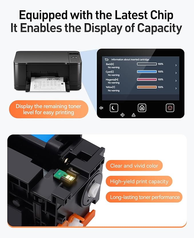 141A W1410A Black Toner Cartridge Set 2-Pack High Yield with Chip Replacement for HP 141A W1410A 141X W1410X Toner Cartridges Compatible with HP Laser Jet Pro M110w MFP M139w M140w Series Printer Ink