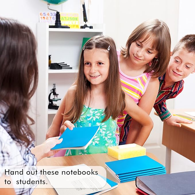 36 Pack Soft Cover Journal Bulk, Feela Lined Blank Travel Journal for Women Men Writing, Notebooks College Ruled for Work, Note Taking Notebook School Business Supplies, 8.2” x 5.5”, A5, Blue