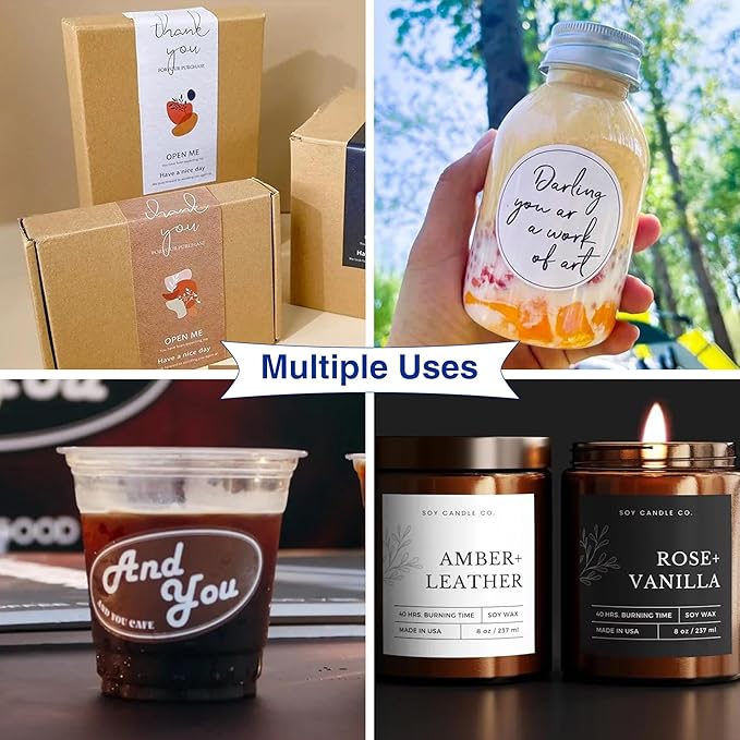 8.5x14 Printable Vinyl Sticker Paper Waterproof, Removable Self Adhesive Vinyl Sticker Sheets for Inkjet and Laser printer, 30 Pack, Legal Size, Matte White