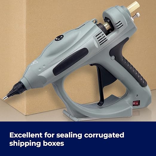 ASA Hot Glue Sticks for Glue Gun - 5/8" x 10" | High-Strength Hot Gun Sticks Adhesive for Corrugated Materials | Industrial Grade for Packaging & Woodworking | Pack of 266