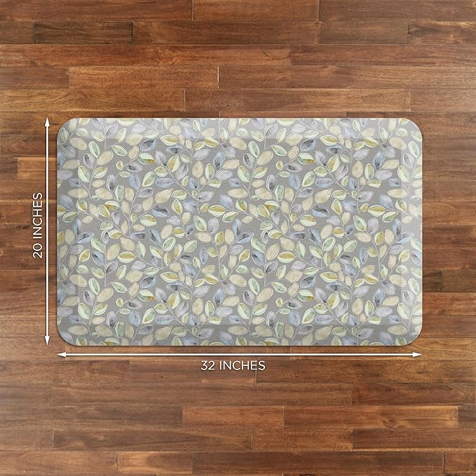 GelPro Anti-Fatigue Designer Comfort Kitchen Floor Mat Orchard Sultry Grey 20x32