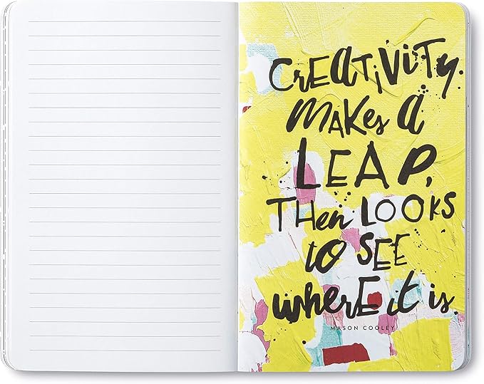 Compendium Softcover Journal - Make each day your masterpiece. – A Write Now Journal with 128 Lined Pages, 5″W x 8″H