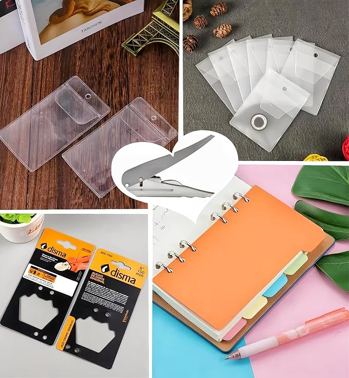 Hole Punch, Heavy Duty Hole Puncher Single Handheld Paper Puncher Small Hole Puncher Paper Punch One Hole Punch for Crafts Cards Paper Tags Scrapbook-5/16 inch (8mm)