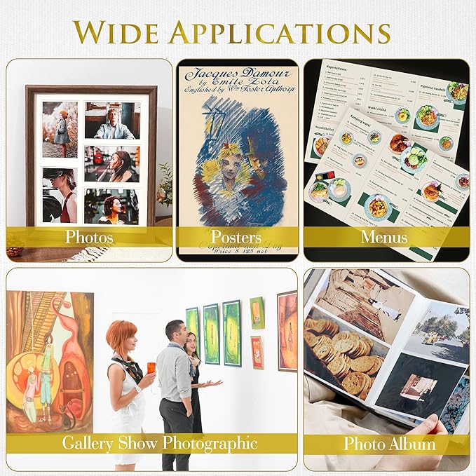 A-SUB Inkjet Glossy Photo Paper 11X17 Inches 48lb 180gsm Professional Glossy Photographic Paper for Inkjet Printers Dye Ink 100 Sheets