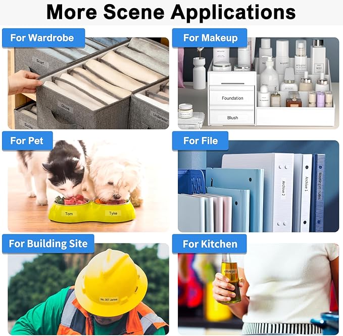 3-Pack TZ Tape 12mm Clear Replacement for Brother TZe-131 TZ-131 P Touch Label Tape 12mm 0.47 Laminated Black on Clear Label Maker Tape Work for Brother Ptouch PT-D600 PT-D200 PT-D210 PT-D400