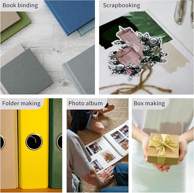 25 Pcs Book Board, Binder Board, Cover Board, Heavy Duty Chipboard for Book Binding, DIY Cardboard (Black, 5 x 7 Inch 80PT)