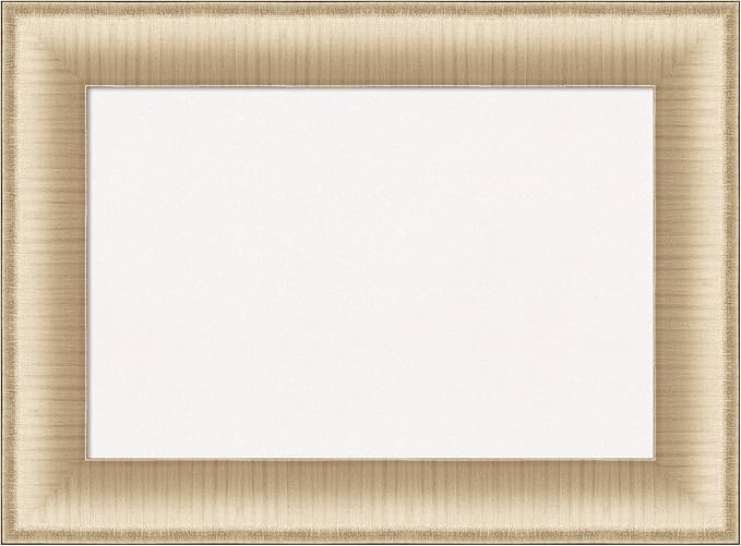 Amanti Art White Cork Board for Wall, 17x23 Vision Board with Gold Frame, Small Corkboard Office Decor for Home Organization, Casual Corkboard Pinboard to Display Items for Home Organization in