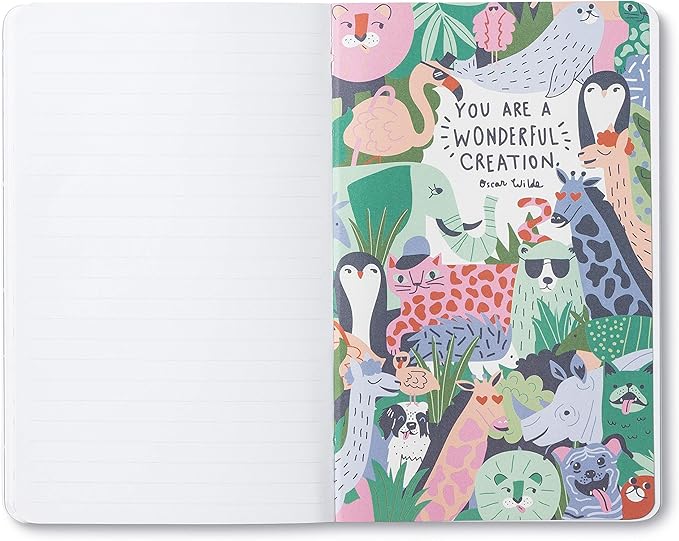 Compendium Softcover Journal - You Are Weird, Unique, and Wildly Perfect. – A Write Now Journal with 128 Lined Pages, 5″W x 8″H