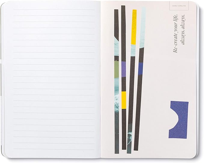 Compendium Softcover Journal - To exist is to change… to go on creating oneself endlessly. – A Write Now Journal with 128 Lined Pages, 5″W x 8″H