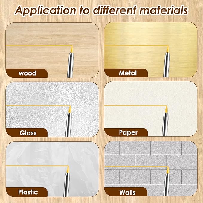 24Pcs 2.8mm Carpenter Pencil Refill Long Lasting HB Refill for Construction Pencils Replacements Carpenter Marker Graphite Woodworking Mechanical Pencil Leads(Yellow)