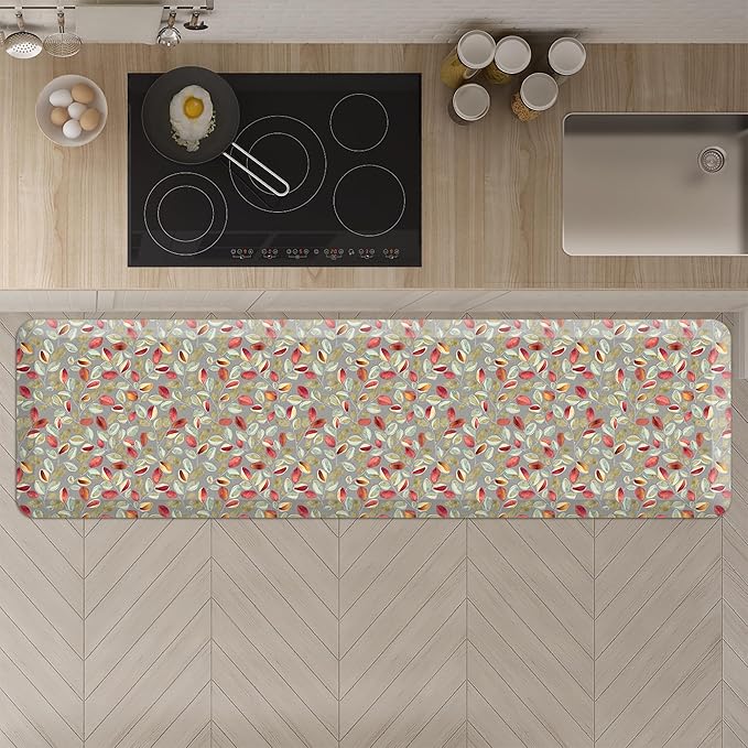 GelPro Anti-Fatigue Designer Comfort Kitchen Floor Mat Orchard Sultry Grey 20x72