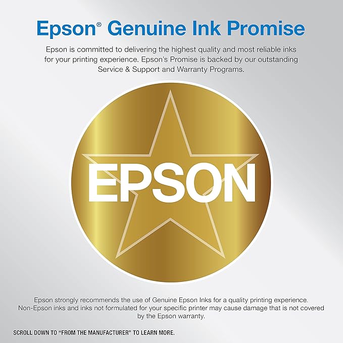 Epson EcoTank ET-2850 Wireless Color All-in-One Cartridge-Free Supertank Printer with Scan, Copy and Auto 2-Sided Printing - Black, Medium