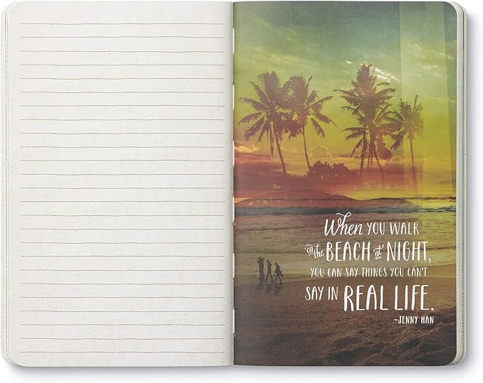 Compendium Softcover Journal - Find what brings you joy and go there. – A Write Now Journal with 128 Lined Pages, 5″W x 8″H