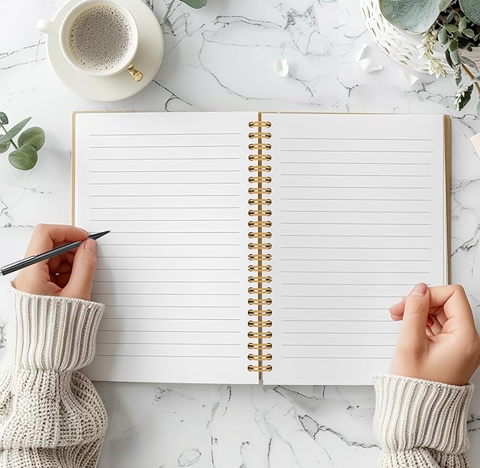 Highland Cow Notebook Journal - Sunflower Notebook, Summer Sunflower Journal Notebook 5.5×8.3, Highland Cow Gifts, Cow Gifts for Women, 164 Pages