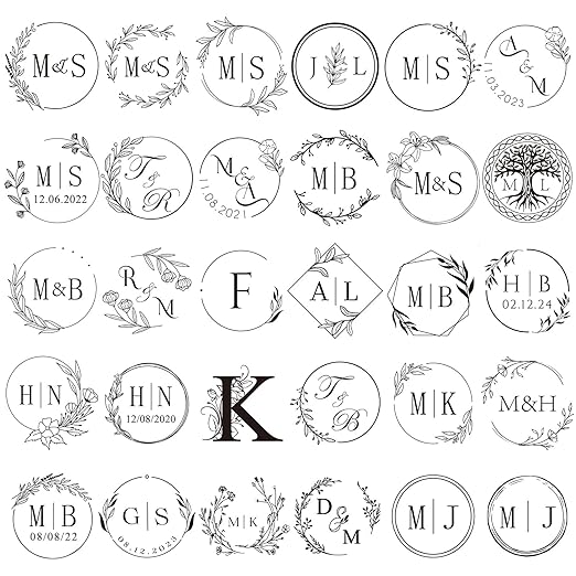 Custom Wax Seal Stamp, Personalized Sealing Wax Stamp with Your Logo Design, Wax Stamp for Wedding Invitations Envelopes Gift Card Gift Wrap Decoration, Handcraft Lovers Gifts