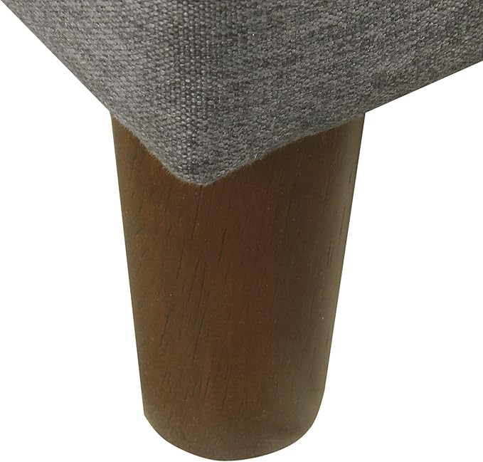 Home Decor | Dinah Collection Modern Storage Ottoman | Ottoman with Storage for Living Room & Bedroom (Grey)