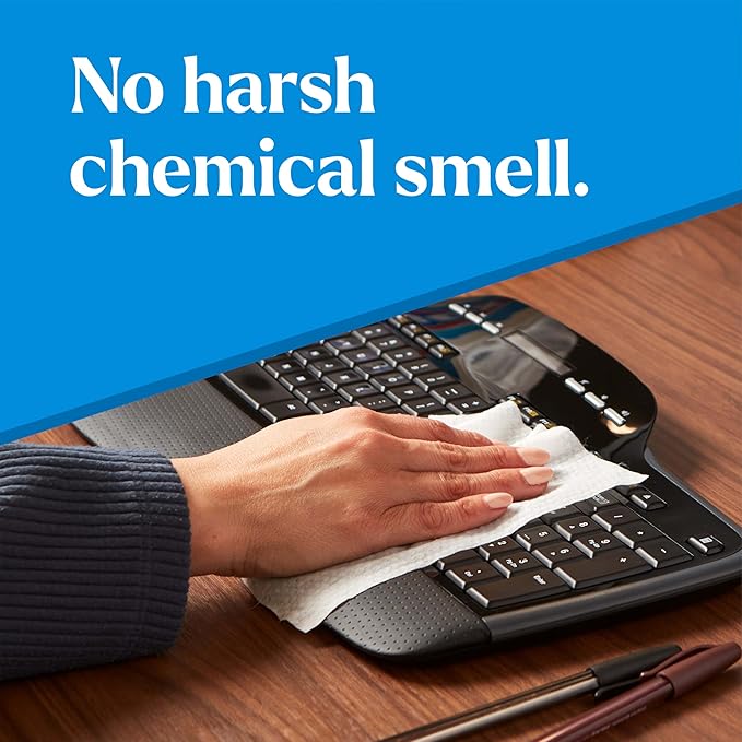 CloroxPro Clorox EcoClean Disinfecting Wipes, Multipurpose 100% Plant Based Cleaning Cloths, Antibacterial Disinfectant, Safe for Multi Surface Use, 75 Count