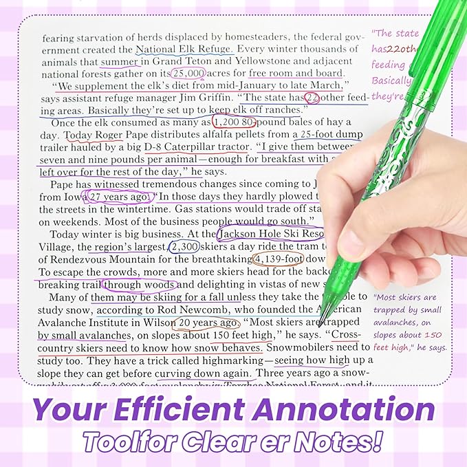 Erasable Pens 12 Pack 0.5mm Ballpoint Quick Dry Liquid Ink Gel Pens Erasable Multicolor Stationery Office Supplies Comfortable Grip Smooth Writing Great for Work School Creation Children's Gift