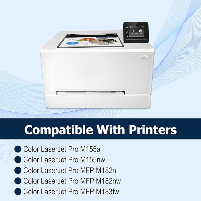 2 Pack Replacement for HP 215A Black Toner Cartridge W2310A for hp Color Pro M182nw M183fw M182 M183 M155 Series Printer Ink