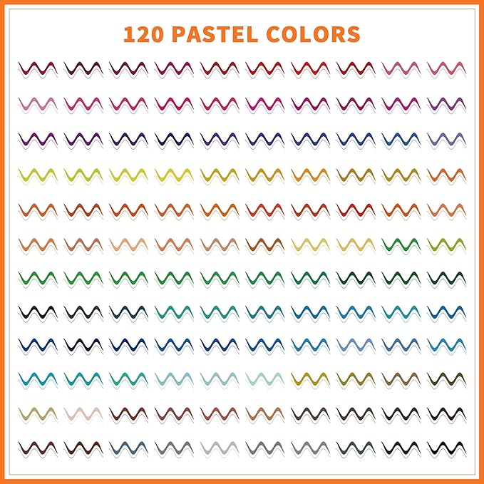 Dual Markers Brush Pens, 120 Coloring Pens for Adults – Premium Art Supplies for Kids & Adults, Perfect for Coloring Books, Hand Lettering, Calligraphy, and Drawing