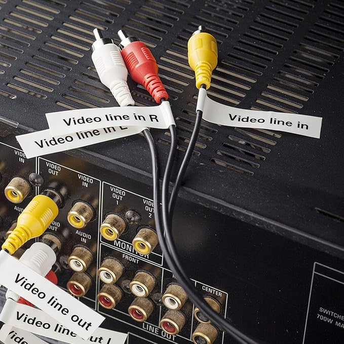 Brother Genuine P-touch TZE-FX231 Tape, 1/2" (0.47") Wide Flexible-ID Laminated Tape, Black on White, Best Suited for Wire Wrapping and Frlagging, Water-Resistant, 0.47" x 26.2' (12mm x 8M), TZEFX231