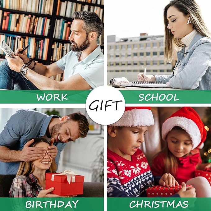 Hardcover Spiral Notebook, B5 Notebooks College Ruled, 110 GSM Thick Lined Paper Notebooks for Work, School and Travel, 300 Pages Journals for Writing, Large Journal for Women New Black B5