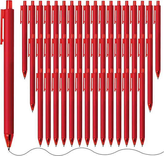 CRYLLIS Pens Bulk, 100Pack Black Pens,Black Ink Ballpoint Pens for Smooth Writing,No Smear,Office Supplies,Back to School Gifts,School Teacher,1.0mm