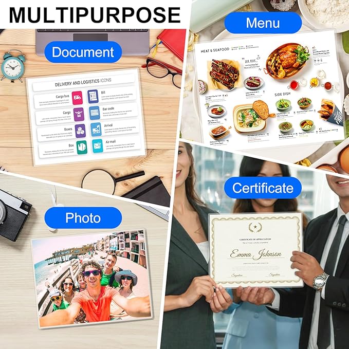 600 Pack Laminating Sheets, 3 Mil, 9 x 11.5 Inches Thermal Laminating Pouches Lamination Sheet Paper for Laminator, Clear, Letter Size, Office and School Supplies