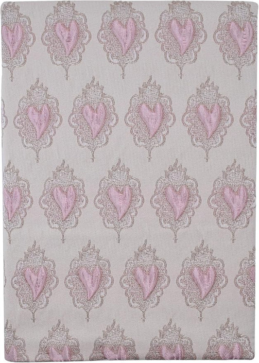 BLBMH Book Covers for Paperbacks Fit for 5.5x8.5 inch Adjustable Book Sleeve Cover for Women Over 15 Soft Cloth Protector for Notebook Journal Bible- Love