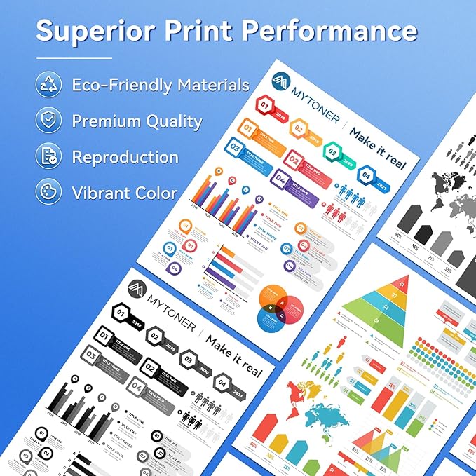 414X Toner Cartridges 4 Pack High Yield MFP M479fdw with Chip Compatible Replacement for HP 414X 414A for Color Laserjet Pro MFP M479fdw M479fdn M479dw M454dw M454dn M479 Printer Ink W2020X W2020A