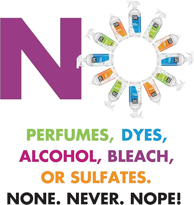 Better Life Multi Surface Cleaner - Plant Derived Cleaner Spray, Non-Toxic All Purpose Cleaners, Eco-Friendly Non Toxic Cleaning Supplies for Home, Currant and Citrus Scent, 32 Fl Oz * 2