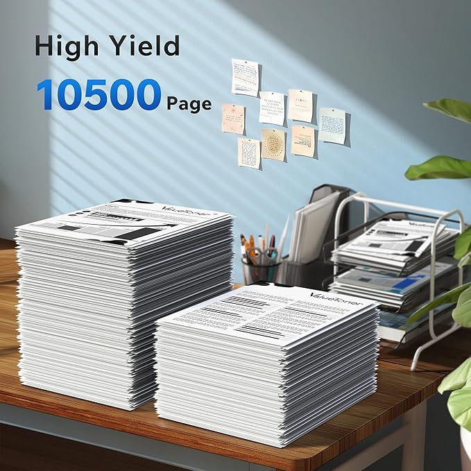 CF281A 81A Black Toner Cartridge Replacement for HP 81A Black Toner Cartridge 81X CF281X Toner for HP 281A Work with LaserJet Enterprise MFP M604 M604dn M605 M605dn M605x M606 M606x M630 M630f (2Pack)