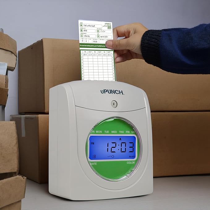 100 uPunch Time Cards for HN3000