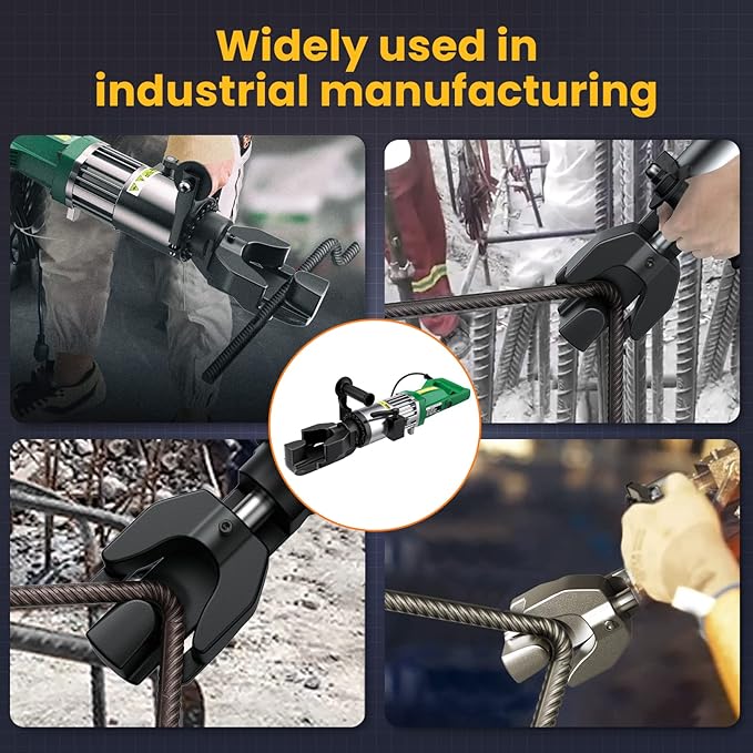 Anbull 1100W Electric Rebar Bender,Hydraulic Rebar Bending Machine Bending up to 3/4 Inch #6 20mm Rebar, Rebar Bending Angle 0-100 Degrees