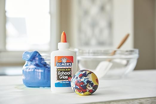 Elmer's Liquid School Glue, Washable, 7.6 oz Each, 6 Count - Great for Making Slime