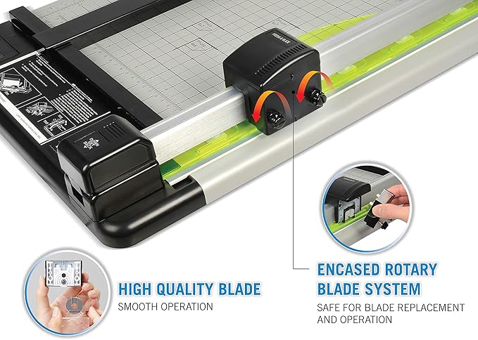 Carl Manufacturing 12210 Heavy-Duty Trimmer 12-Inch 36 Sht Cap. 14-Inch x12-1/4-Inch x3/4-Inch GY