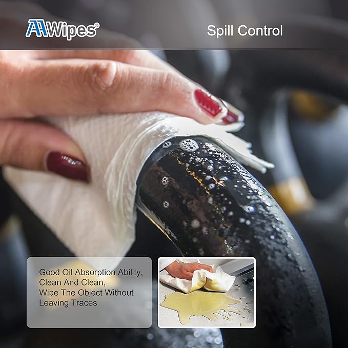 AAwipes Cleanroom Cellulose/Polyester Wipes Bulk, (6"x6", 1 Box 9,000 Pcs per 30 Bags, NW06806) Lint Free Nonwoven Polycellulose for Lab, Electronics, Pharmaceutics, Electronics