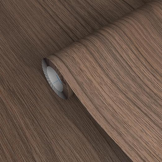 GSCIT Club Natural Walnut Wallpaper, 24 inch X 15ft Self Adhesive Wood Grain Repair Tape Patch for Tables, Chairs, Baseboards, Doors, Windows, Floors, Handicraft DIY.