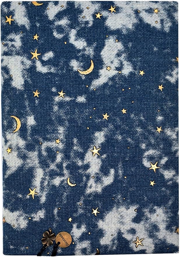 BLBMH Book Covers for Paperbacks Adjustable Fabric Book Sleeve Cover Protector Fit for 5.5x8.5 inch Hardcover Softcover Book Novels Notebook - Denim 8.5in