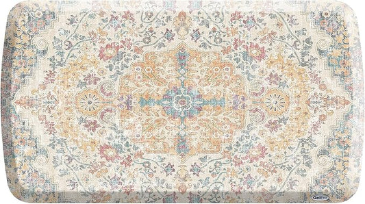 GelPro Elite Premium Gel + Foam 3/4" Thick Anti-Fatigue Floor Mat Citrus-20" x 36", Taryn Sunny Citrus